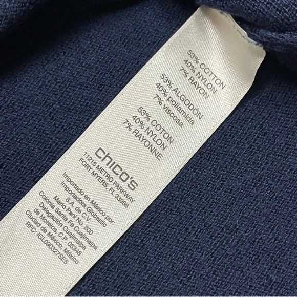 CHICO’S Sleeveless Sweater Knit Tank Top - Picture 6 of 7